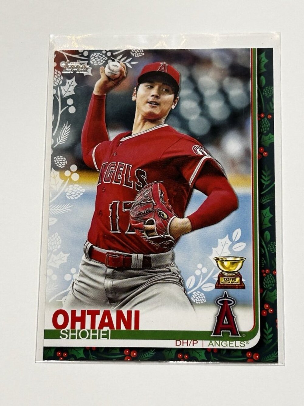 SHOHEI OHTANI 2019 TOPPS HOLIDAY ALL STAR ROOKIE #HW33 DODGERS MLB CHAMP JAPAN!